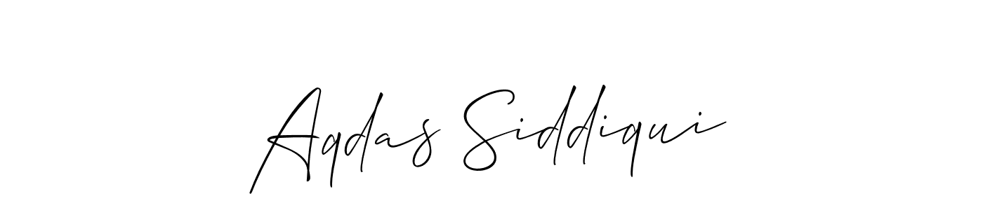 It looks lik you need a new signature style for name Aqdas Siddiqui. Design unique handwritten (Allison_Script) signature with our free signature maker in just a few clicks. Aqdas Siddiqui signature style 2 images and pictures png
