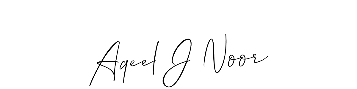 Here are the top 10 professional signature styles for the name Aqeel J Noor. These are the best autograph styles you can use for your name. Aqeel J Noor signature style 2 images and pictures png
