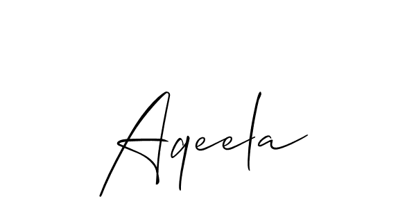 Make a short Aqeela signature style. Manage your documents anywhere anytime using Allison_Script. Create and add eSignatures, submit forms, share and send files easily. Aqeela signature style 2 images and pictures png