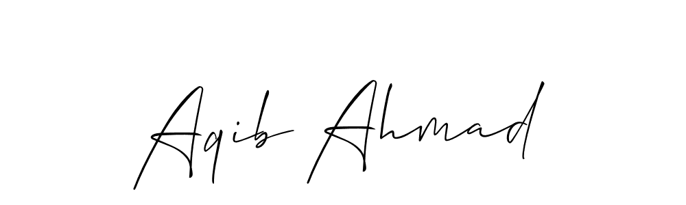 if you are searching for the best signature style for your name Aqib Ahmad. so please give up your signature search. here we have designed multiple signature styles  using Allison_Script. Aqib Ahmad signature style 2 images and pictures png