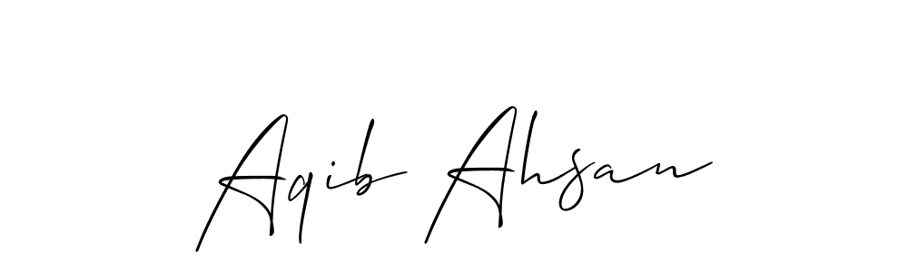 How to Draw Aqib Ahsan signature style? Allison_Script is a latest design signature styles for name Aqib Ahsan. Aqib Ahsan signature style 2 images and pictures png