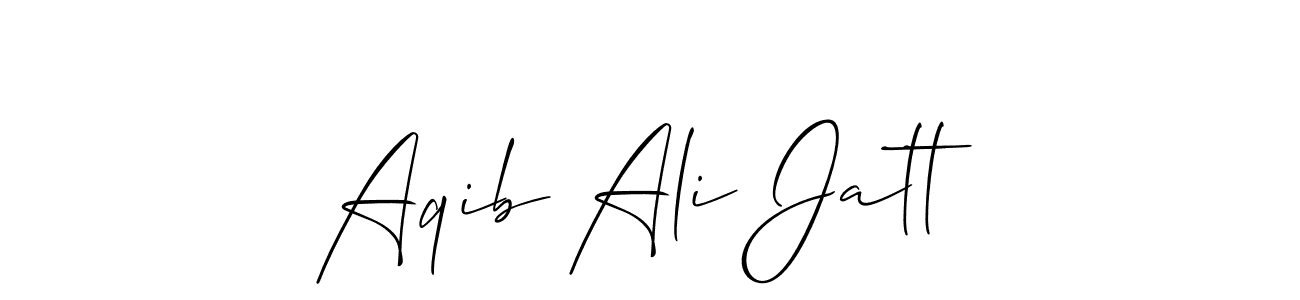 It looks lik you need a new signature style for name Aqib Ali Jatt. Design unique handwritten (Allison_Script) signature with our free signature maker in just a few clicks. Aqib Ali Jatt signature style 2 images and pictures png