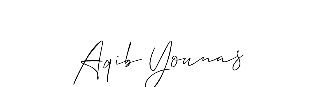 Make a beautiful signature design for name Aqib Younas. Use this online signature maker to create a handwritten signature for free. Aqib Younas signature style 2 images and pictures png