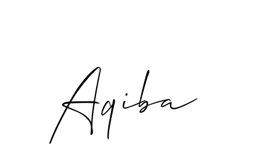 Also You can easily find your signature by using the search form. We will create Aqiba name handwritten signature images for you free of cost using Allison_Script sign style. Aqiba signature style 2 images and pictures png