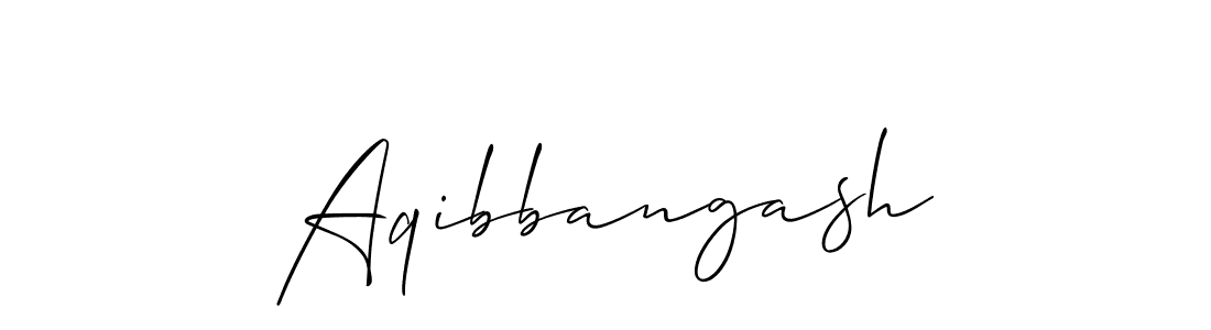 Make a short Aqibbangash signature style. Manage your documents anywhere anytime using Allison_Script. Create and add eSignatures, submit forms, share and send files easily. Aqibbangash signature style 2 images and pictures png