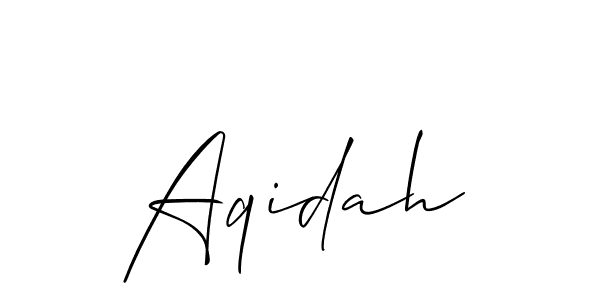 Once you've used our free online signature maker to create your best signature Allison_Script style, it's time to enjoy all of the benefits that Aqidah name signing documents. Aqidah signature style 2 images and pictures png