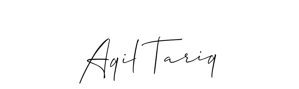 Make a beautiful signature design for name Aqil Tariq. Use this online signature maker to create a handwritten signature for free. Aqil Tariq signature style 2 images and pictures png