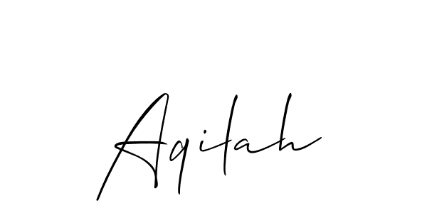 You can use this online signature creator to create a handwritten signature for the name Aqilah. This is the best online autograph maker. Aqilah signature style 2 images and pictures png