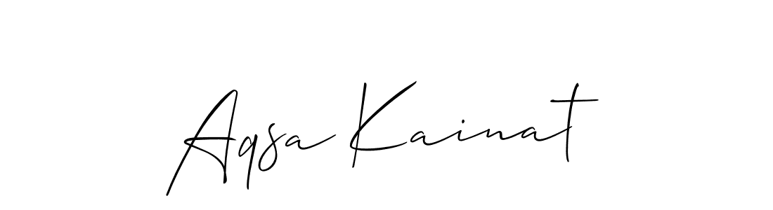 Similarly Allison_Script is the best handwritten signature design. Signature creator online .You can use it as an online autograph creator for name Aqsa Kainat. Aqsa Kainat signature style 2 images and pictures png