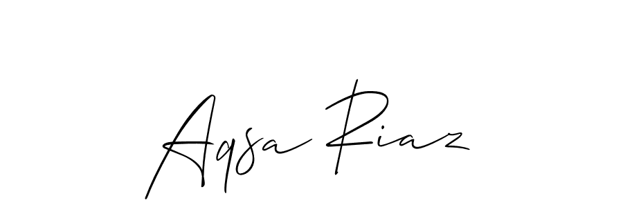 Once you've used our free online signature maker to create your best signature Allison_Script style, it's time to enjoy all of the benefits that Aqsa Riaz name signing documents. Aqsa Riaz signature style 2 images and pictures png