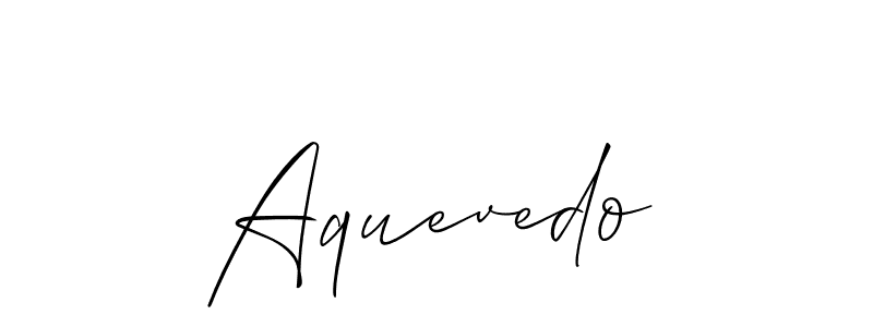 Create a beautiful signature design for name Aquevedo. With this signature (Allison_Script) fonts, you can make a handwritten signature for free. Aquevedo signature style 2 images and pictures png