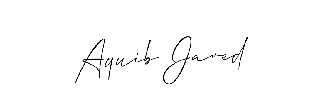 Also You can easily find your signature by using the search form. We will create Aquib Javed name handwritten signature images for you free of cost using Allison_Script sign style. Aquib Javed signature style 2 images and pictures png