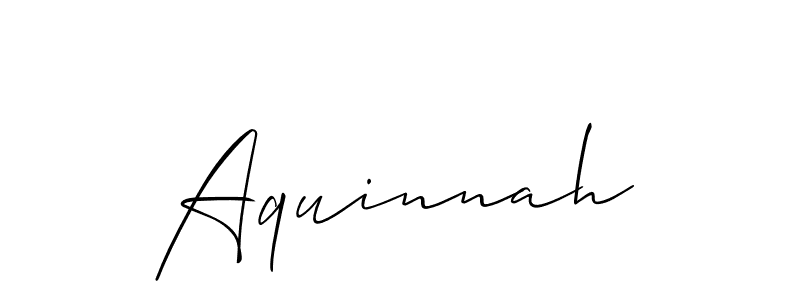 Also we have Aquinnah name is the best signature style. Create professional handwritten signature collection using Allison_Script autograph style. Aquinnah signature style 2 images and pictures png