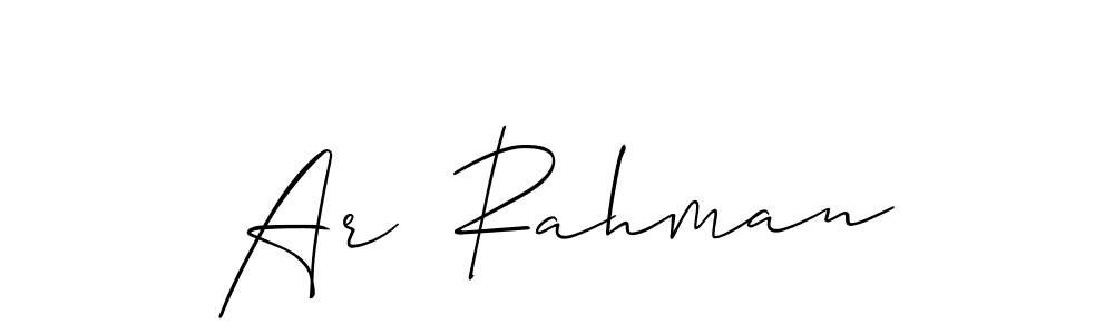 How to Draw Ar  Rahman signature style? Allison_Script is a latest design signature styles for name Ar  Rahman. Ar  Rahman signature style 2 images and pictures png
