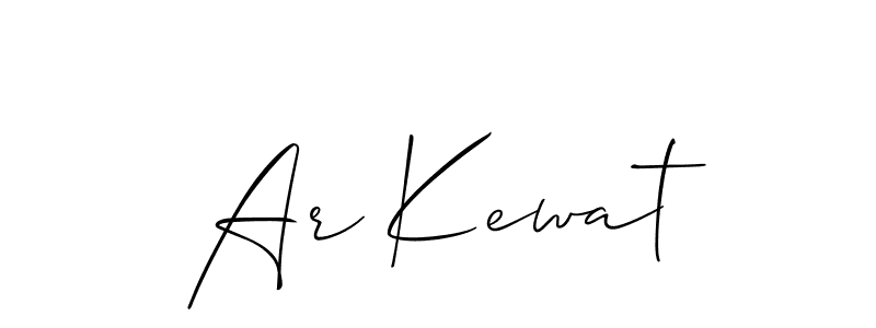 Also You can easily find your signature by using the search form. We will create Ar Kewat name handwritten signature images for you free of cost using Allison_Script sign style. Ar Kewat signature style 2 images and pictures png