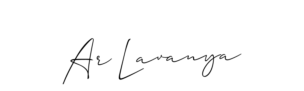 Make a beautiful signature design for name Ar Lavanya. Use this online signature maker to create a handwritten signature for free. Ar Lavanya signature style 2 images and pictures png