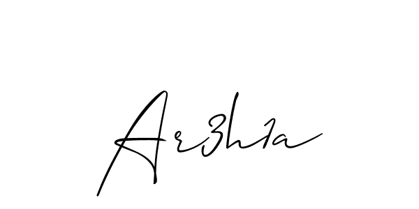 How to make Ar3h1a name signature. Use Allison_Script style for creating short signs online. This is the latest handwritten sign. Ar3h1a signature style 2 images and pictures png