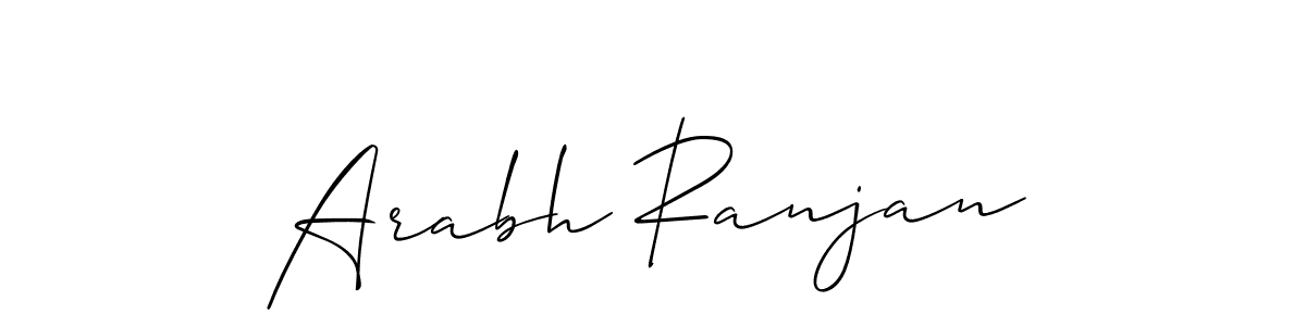 if you are searching for the best signature style for your name Arabh Ranjan. so please give up your signature search. here we have designed multiple signature styles  using Allison_Script. Arabh Ranjan signature style 2 images and pictures png