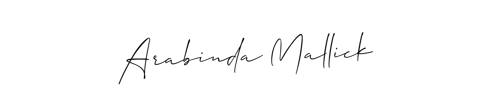 You can use this online signature creator to create a handwritten signature for the name Arabinda Mallick. This is the best online autograph maker. Arabinda Mallick signature style 2 images and pictures png