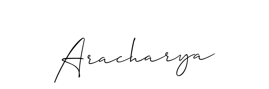 How to Draw Aracharya signature style? Allison_Script is a latest design signature styles for name Aracharya. Aracharya signature style 2 images and pictures png