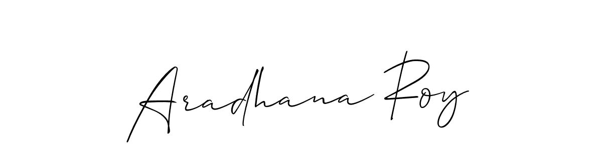 Once you've used our free online signature maker to create your best signature Allison_Script style, it's time to enjoy all of the benefits that Aradhana Roy name signing documents. Aradhana Roy signature style 2 images and pictures png