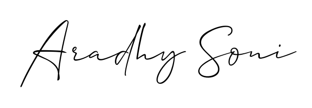 Stand out with a creative autograph for Aradhy Soni. The Allison_Script styling blends modern aesthetics with classic signature flourishes. Aradhy Soni signature style 2 images and pictures png
