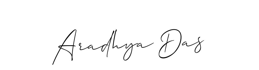 It looks lik you need a new signature style for name Aradhya Das. Design unique handwritten (Allison_Script) signature with our free signature maker in just a few clicks. Aradhya Das signature style 2 images and pictures png