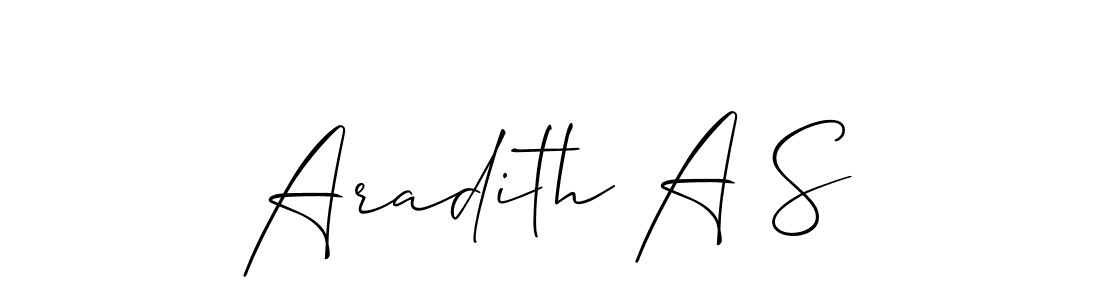 You can use this online signature creator to create a handwritten signature for the name Aradith A S. This is the best online autograph maker. Aradith A S signature style 2 images and pictures png