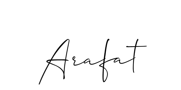 You should practise on your own different ways (Allison_Script) to write your name (Arafat) in signature. don't let someone else do it for you. Arafat signature style 2 images and pictures png