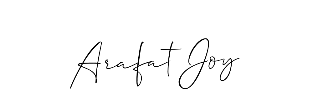 Best and Professional Signature Style for Arafat Joy. Allison_Script Best Signature Style Collection. Arafat Joy signature style 2 images and pictures png