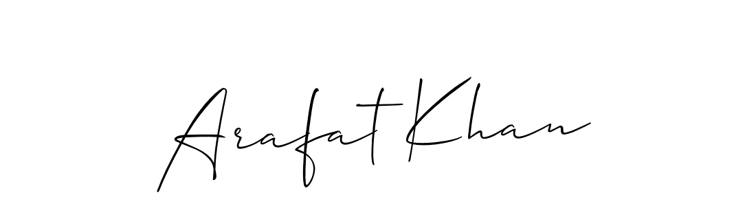 Also we have Arafat Khan name is the best signature style. Create professional handwritten signature collection using Allison_Script autograph style. Arafat Khan signature style 2 images and pictures png