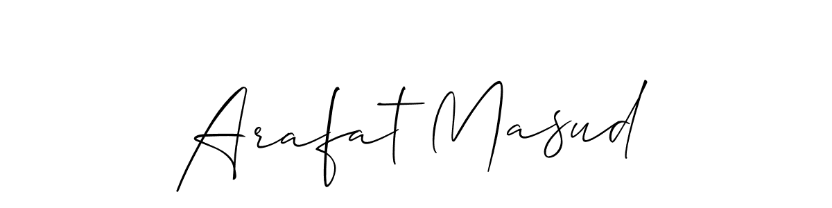 How to Draw Arafat Masud signature style? Allison_Script is a latest design signature styles for name Arafat Masud. Arafat Masud signature style 2 images and pictures png