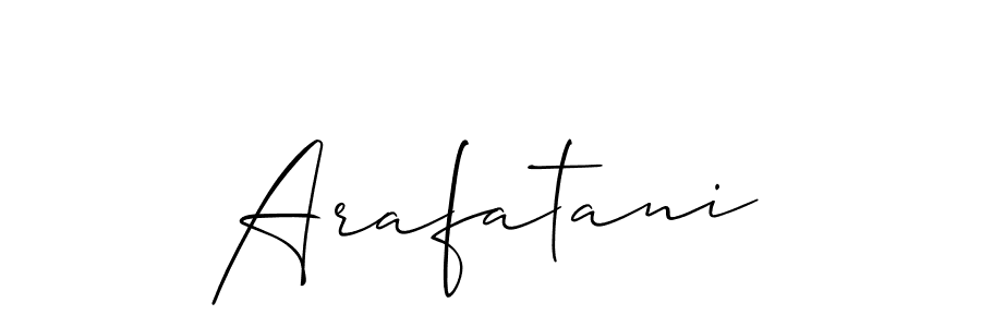 You should practise on your own different ways (Allison_Script) to write your name (Arafatani) in signature. don't let someone else do it for you. Arafatani signature style 2 images and pictures png