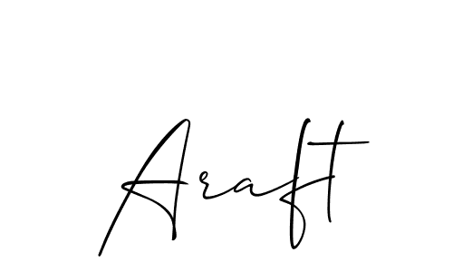 Check out images of Autograph of Araft name. Actor Araft Signature Style. Allison_Script is a professional sign style online. Araft signature style 2 images and pictures png