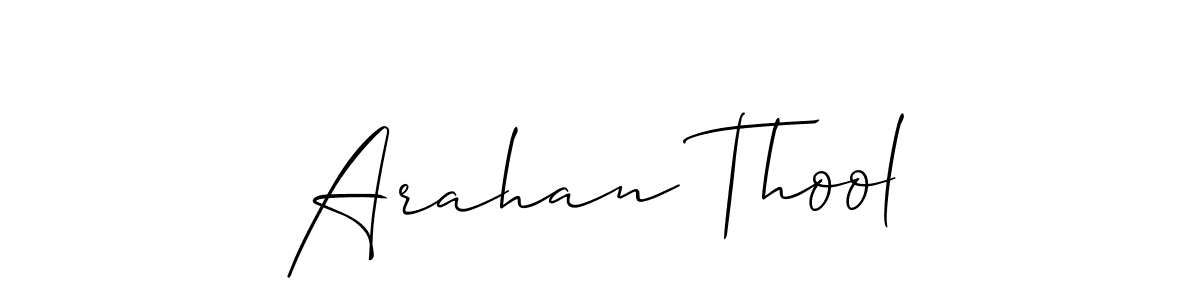 This is the best signature style for the Arahan Thool name. Also you like these signature font (Allison_Script). Mix name signature. Arahan Thool signature style 2 images and pictures png