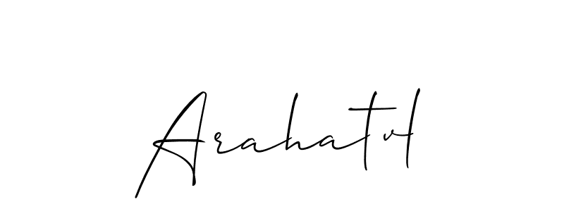 Make a beautiful signature design for name Arahatvl. Use this online signature maker to create a handwritten signature for free. Arahatvl signature style 2 images and pictures png