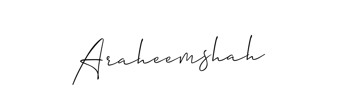 Best and Professional Signature Style for Araheemshah. Allison_Script Best Signature Style Collection. Araheemshah signature style 2 images and pictures png