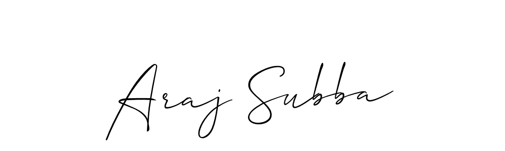 See photos of Araj Subba official signature by Spectra . Check more albums & portfolios. Read reviews & check more about Allison_Script font. Araj Subba signature style 2 images and pictures png