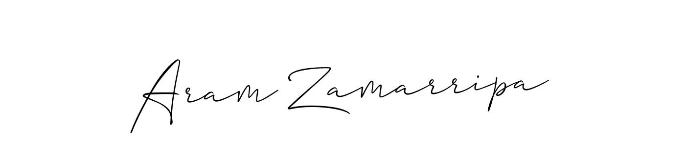 This is the best signature style for the Aram Zamarripa name. Also you like these signature font (Allison_Script). Mix name signature. Aram Zamarripa signature style 2 images and pictures png