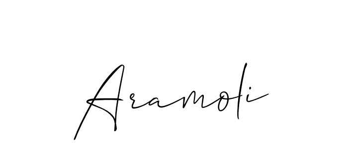 Best and Professional Signature Style for Aramoli. Allison_Script Best Signature Style Collection. Aramoli signature style 2 images and pictures png