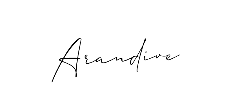 Also You can easily find your signature by using the search form. We will create Arandive name handwritten signature images for you free of cost using Allison_Script sign style. Arandive signature style 2 images and pictures png