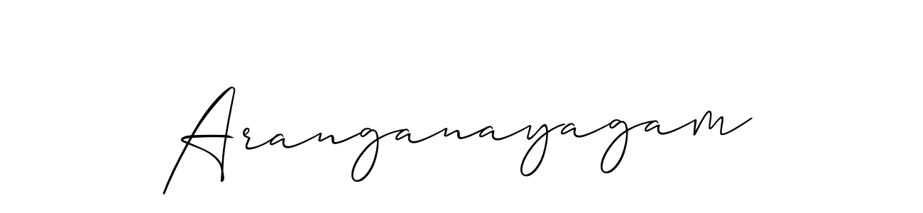 Also You can easily find your signature by using the search form. We will create Aranganayagam name handwritten signature images for you free of cost using Allison_Script sign style. Aranganayagam signature style 2 images and pictures png