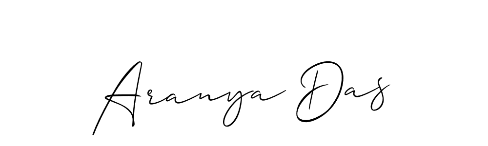 Also we have Aranya Das name is the best signature style. Create professional handwritten signature collection using Allison_Script autograph style. Aranya Das signature style 2 images and pictures png