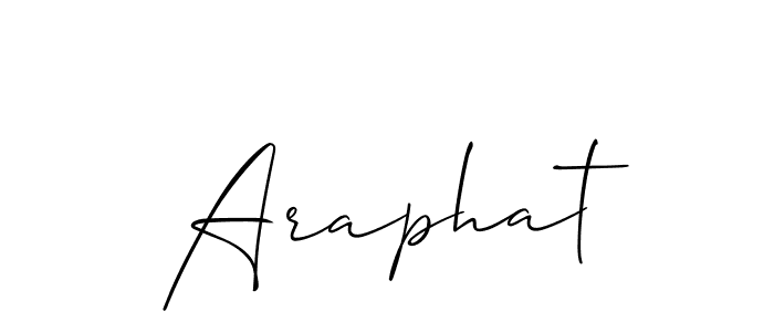 Also we have Araphat name is the best signature style. Create professional handwritten signature collection using Allison_Script autograph style. Araphat signature style 2 images and pictures png