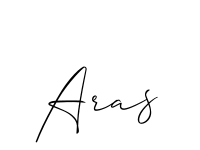 Allison_Script is a professional signature style that is perfect for those who want to add a touch of class to their signature. It is also a great choice for those who want to make their signature more unique. Get Aras name to fancy signature for free. Aras signature style 2 images and pictures png