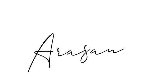 How to make Arasan name signature. Use Allison_Script style for creating short signs online. This is the latest handwritten sign. Arasan signature style 2 images and pictures png