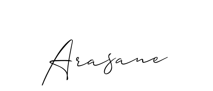Create a beautiful signature design for name Arasane. With this signature (Allison_Script) fonts, you can make a handwritten signature for free. Arasane signature style 2 images and pictures png