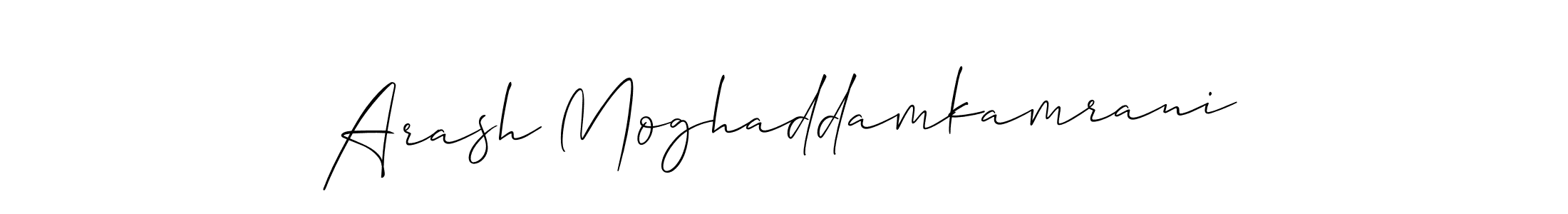 Similarly Allison_Script is the best handwritten signature design. Signature creator online .You can use it as an online autograph creator for name Arash Moghaddamkamrani. Arash Moghaddamkamrani signature style 2 images and pictures png