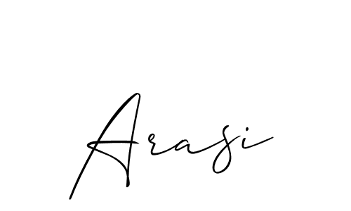 Also You can easily find your signature by using the search form. We will create Arasi name handwritten signature images for you free of cost using Allison_Script sign style. Arasi signature style 2 images and pictures png