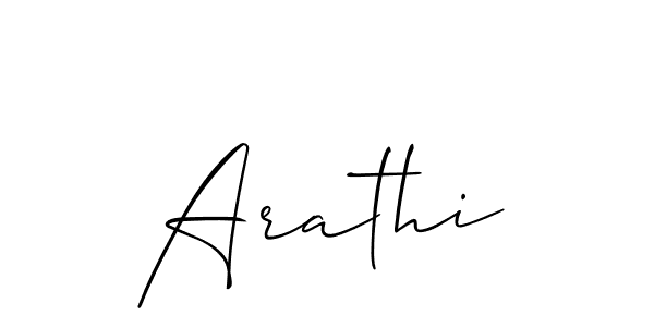 You should practise on your own different ways (Allison_Script) to write your name (Arathi) in signature. don't let someone else do it for you. Arathi signature style 2 images and pictures png